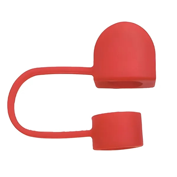 Red color option for 3 D Pvc Straw Toppers