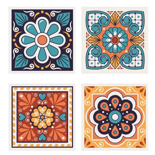 White color option for Square Absorbent Ceramic Coaster