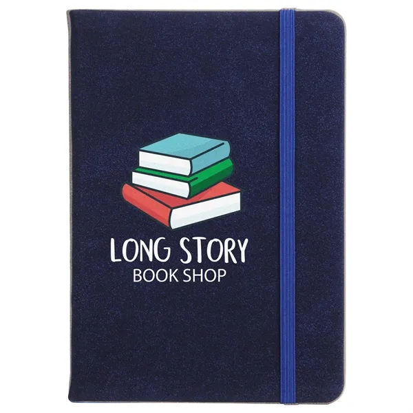 Navy Blue color option for Soft Felt Notebook   4 Cp
