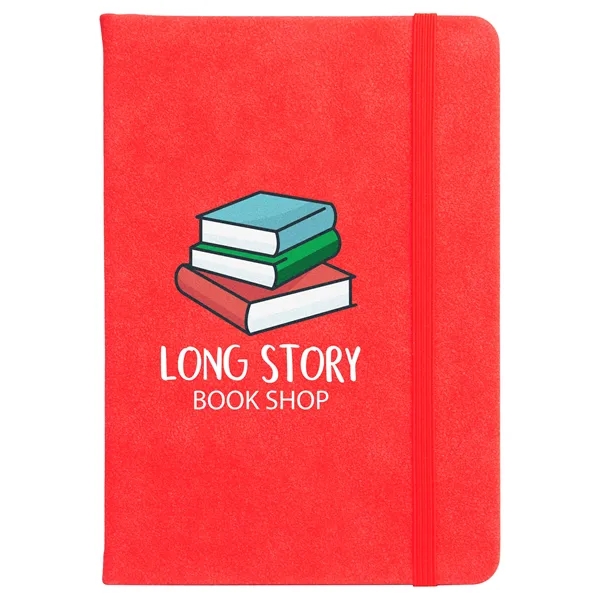 Red color option for Soft Felt Notebook   4 Cp