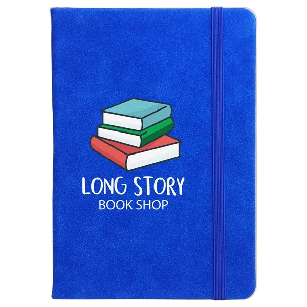Royal Blue color option for Soft Felt Notebook   4 Cp