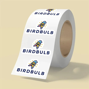 Photo of 5" X 3" Bopp Stickers On Roll   3.5mil