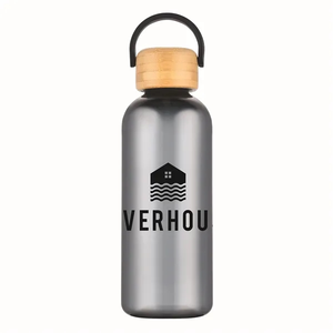 Photo of 21 Oz Pet Water Bottle With Bamboo Lid & Handle