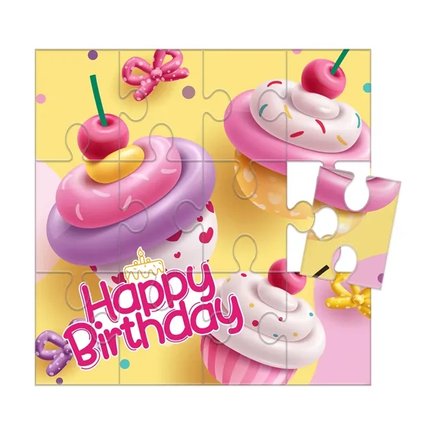 Multi Color color option for 8x8 12 Piece Magnetic Puzzle