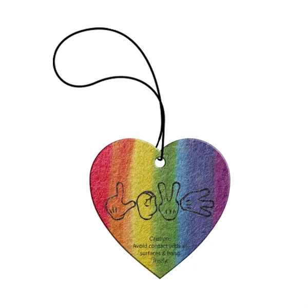 Assorted color option for Tek Scents Air Freshener   Heart