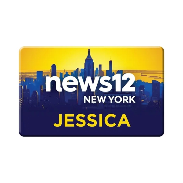 Multi Color color option for 2.25" X 3.625" Rectangle Name Badge