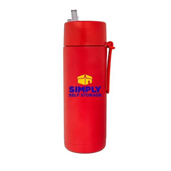 Red 186C color option for 20 Oz. Double Walled Stainless Steel Bottle