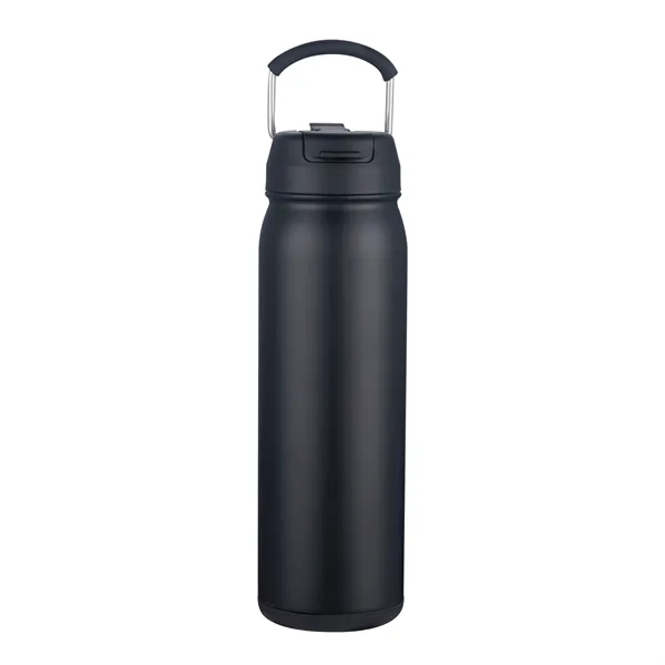 Black color option for 23 Oz. Sports Water Bottle With Pill Holder