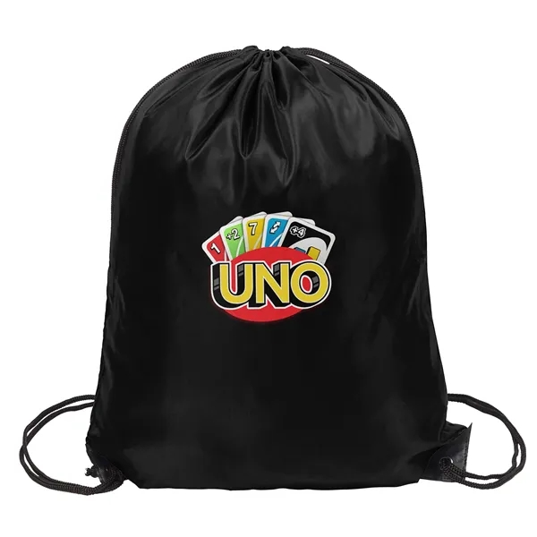 Black color option for Polyester Drawstring Bag