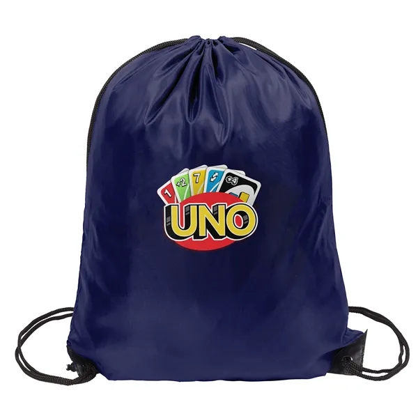 Navy Blue color option for Polyester Drawstring Bag