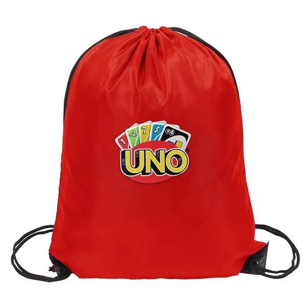 Red color option for Polyester Drawstring Bag