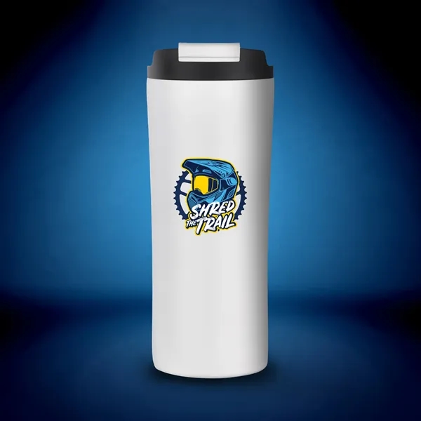 White color option for 21 Oz Vacuum Bottle With Ss Carry Handle