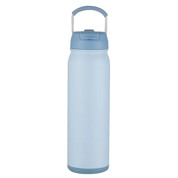 Light Blue color option for 24 Oz Vacuum Bottle With Ss Carry Handle, Rss Liner