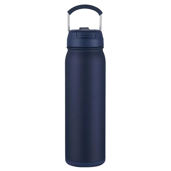 Navy Blue color option for 24 Oz Vacuum Bottle With Ss Carry Handle, Rss Liner
