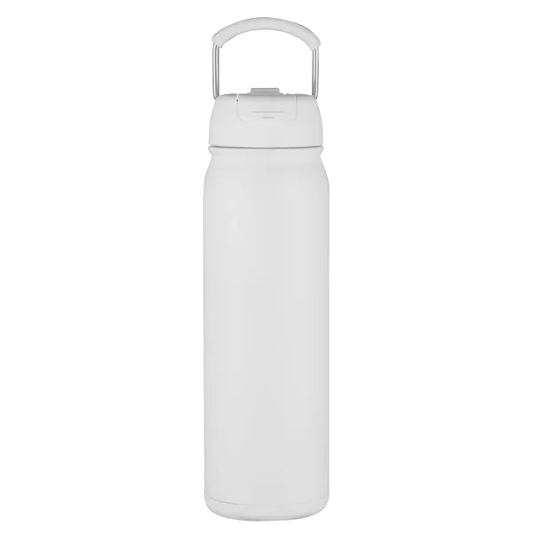White color option for 24 Oz Vacuum Bottle With Ss Carry Handle, Rss Liner