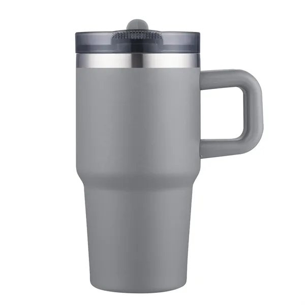 Gray color option for 20 Oz Vacuum Mug With Ss Plastic Handle, Rss Liner, Pfas Fre