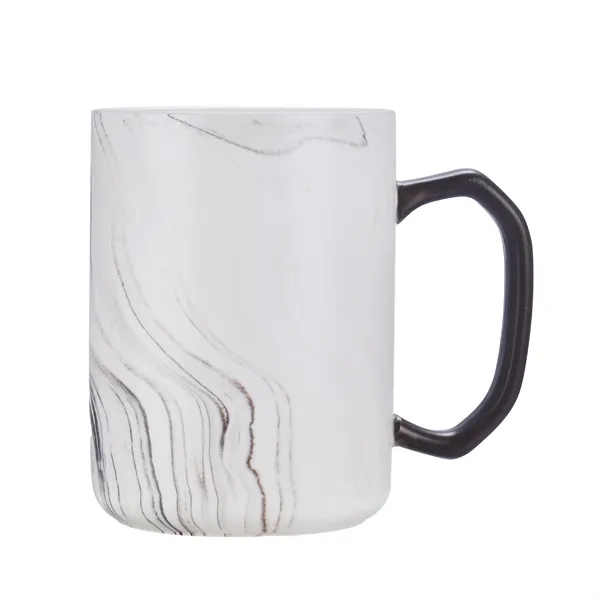Brown color option for 20 Oz Ceramic Mug With Marble Pattern