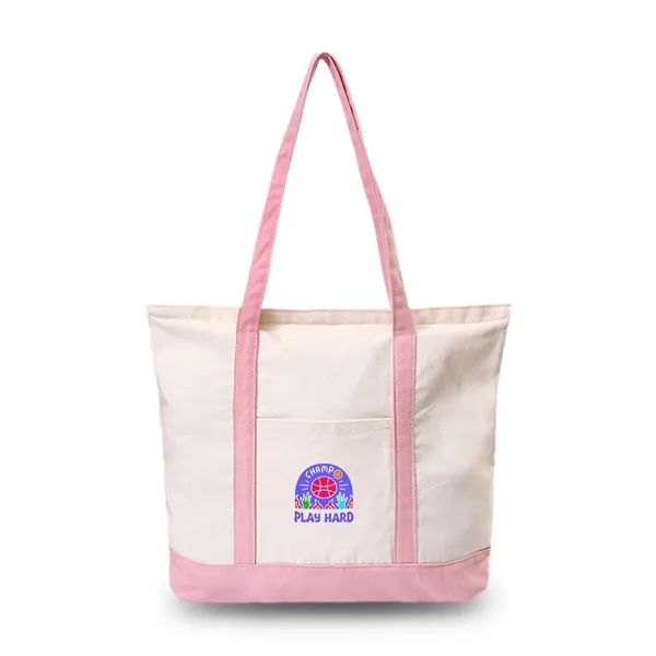 Natural-Pink color option for Mini Tote With Pocket