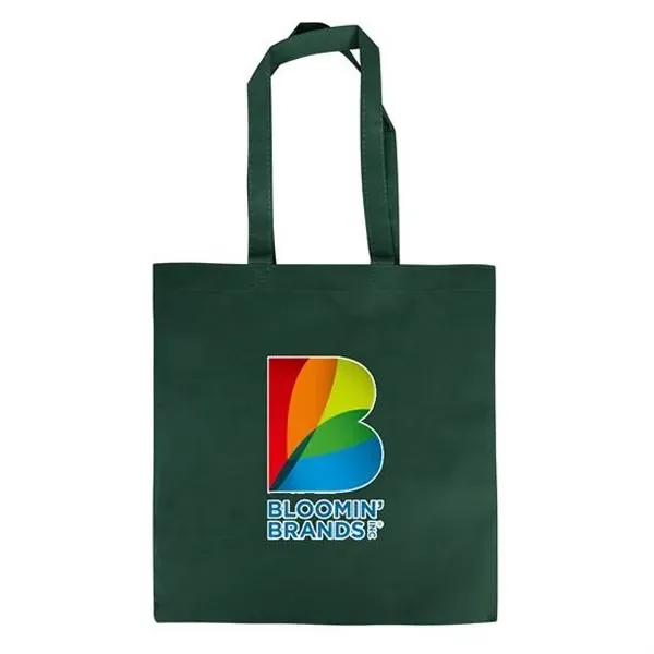 Forest Green color option for Economy Non Woven Tote 4 Cp
