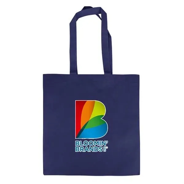 Navy Blue color option for Economy Non Woven Tote 4 Cp