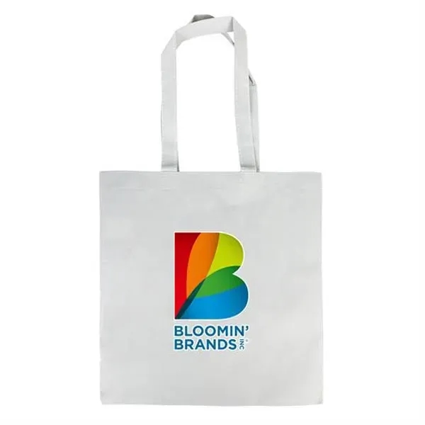 White color option for Economy Non Woven Tote 4 Cp
