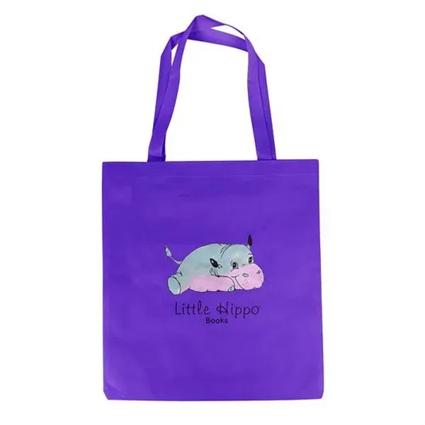 Purple color option for Eco Savings Non Woven Tote   4 Cp