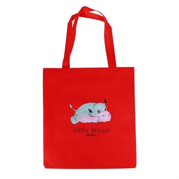 Red color option for Eco Savings Non Woven Tote   4 Cp