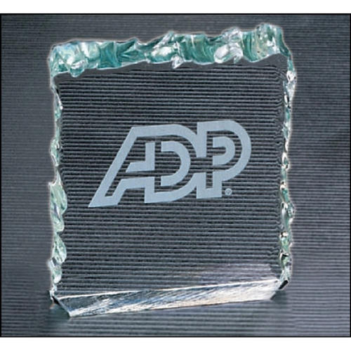 Main photo of Crushed Ice Paper Weight 3"X3"