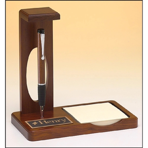 Photo of Floating Pen Desk Set With Memo Pad 6.75x6 7/8