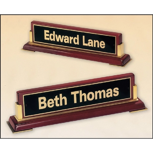Main photo of Rosewood Piano Finish Nameplate 10 5/8 X 2 3/4