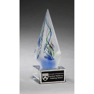 Photo of Arrow Shaped Art Glass Award 2 5/8 X 7 1/8