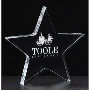 Photo of Star Acrylic Paper Weight