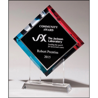 Laser Engraved Diamond Award 8.5x10