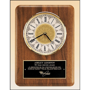 Photo of Walnut Vertical Wall Clock. 11x15