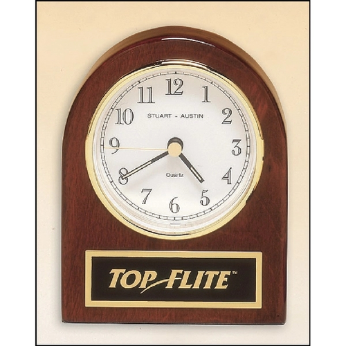 Main photo of Rosewood Piano Finish Desk Clock 4.5 X 3.5