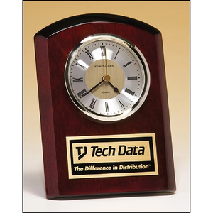 Photo of Piano Finish Desk Clock 5 X 7