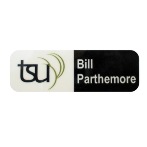 Photo of 1x3 Inch Full Color Name Badge Gloss