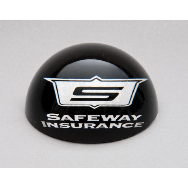 Black color option for Crystal Paperweight With Black Silk Screen 3