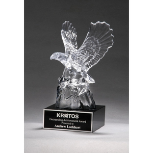 Photo of Crystal Eagle On Black Base 4.5x9.5