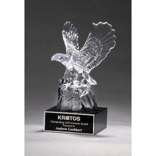 Main photo of Crystal Eagle On Black Base 4.5x9.5