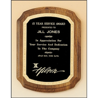 Walnut Plaque With Florentine Border