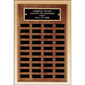 Photo of Walnut Perpetual Plaque 13x20