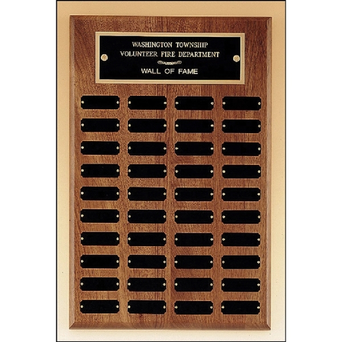 Main photo of Walnut Perpetual Plaque 13x20