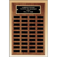 Walnut Perpetual Plaque 13x20