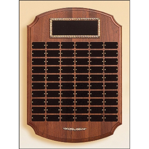 Photo of Solid Walnut Perpetual Plaque 14x20