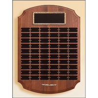 Solid Walnut Perpetual Plaque 14x20