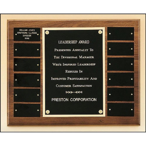 Main photo of Walnut Frame Perpetual Plaque 12x15