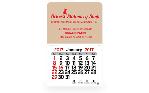 Photo of Econo Stick Calendar   Standard