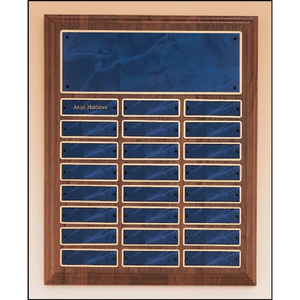 Photo of Solid Walnut Perpetual Plaque 12x15