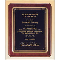 Rosewood Piano Finish Plaque 10.5x13
